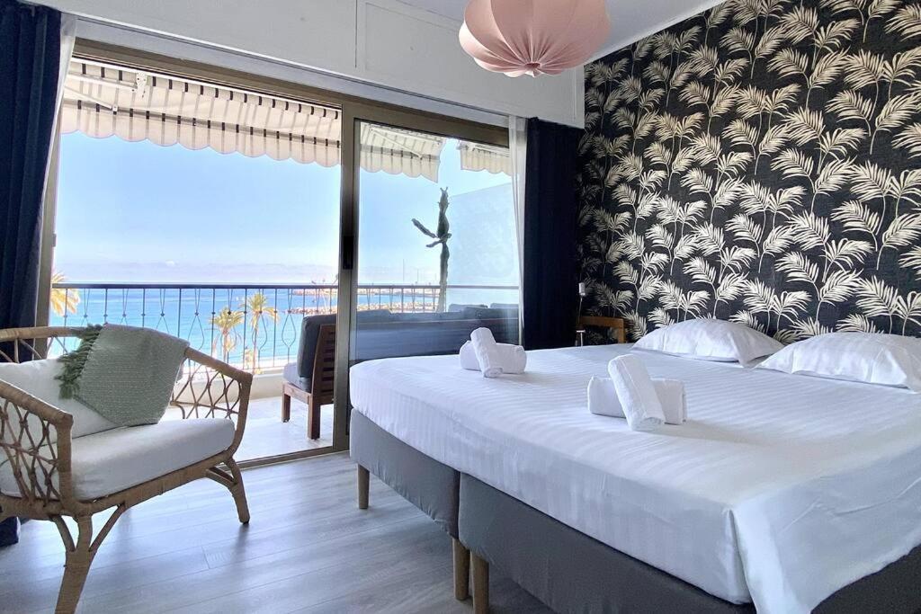 Le Garavan-Vue Mer-Plage-Clim-Terrasse Menton Eksteriør bilde